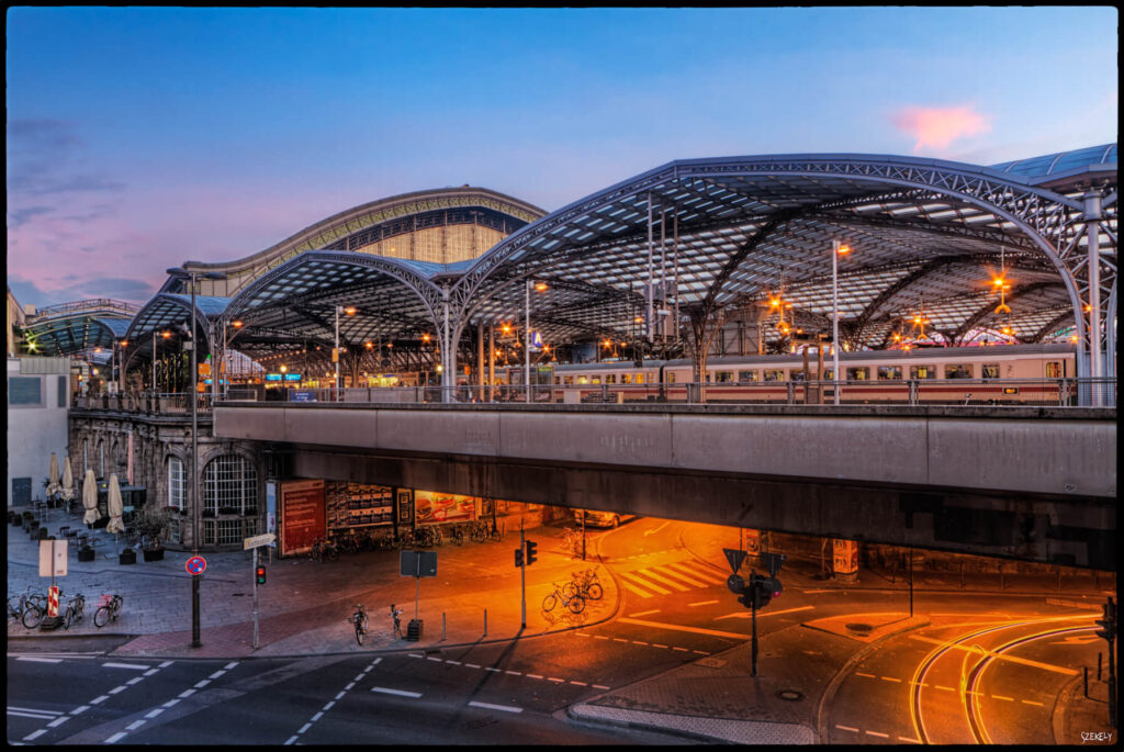 Estación de tren en Colonia (Alemania)