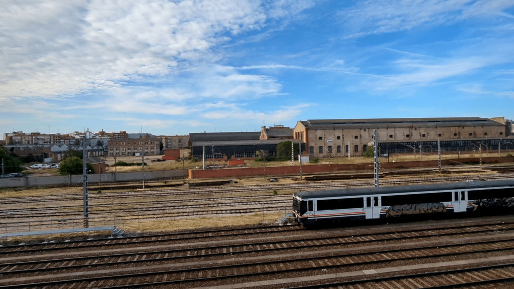 Antiguos talleres de RENFE en Valladolid (España)
